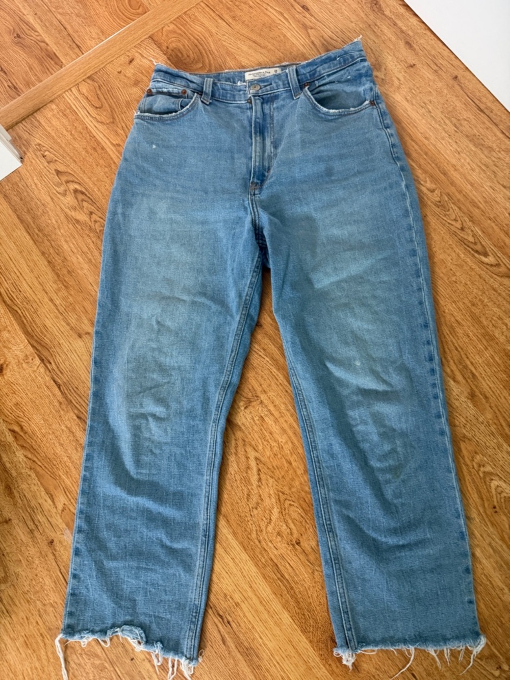 Abercrombie ankle straight ultra high rise 29/8 curve love